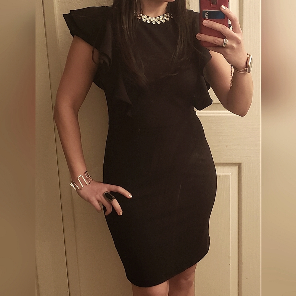 F21 Black Elegant Dress